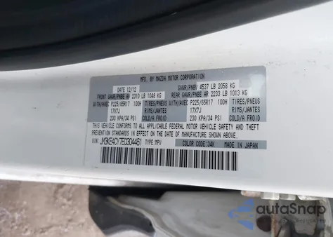 2014 Mazda Cx-5 Touring from USA, damaged, VIN JM3KE4CY7E0304461